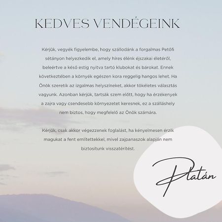 Отель Platan Шиофок Экстерьер фото